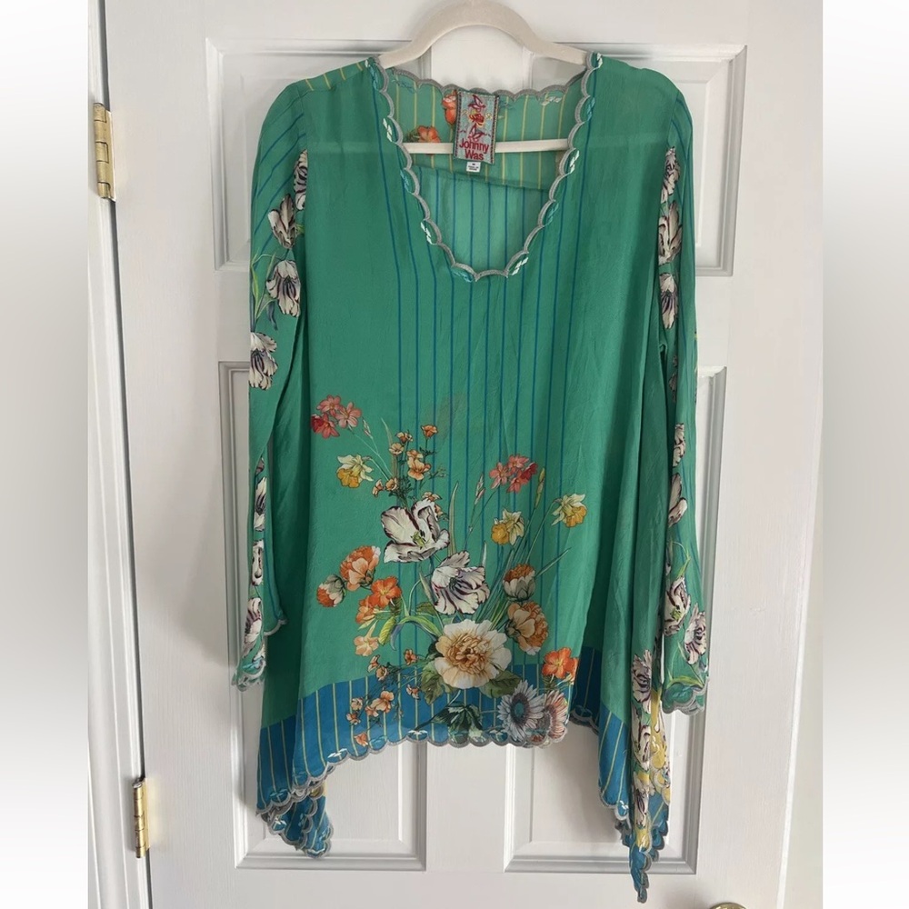 SOLD Johnny Was fleur tunic